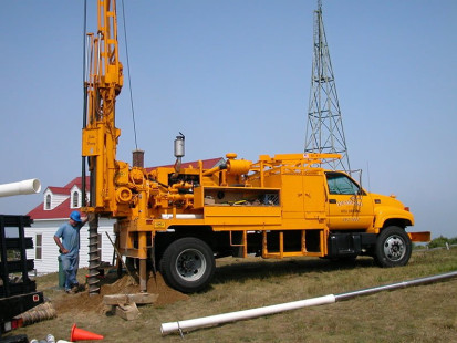 Cape Cod Well Drilling Rig by Desmond at Coast Guard Station