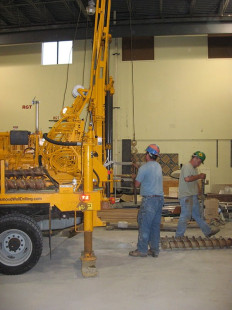 Well Drilling Rig Maintenance by Desmond on Cape Cod