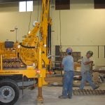 Well Drilling Rig Maintenance by Desmond on Cape Cod