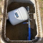In Ground Flow-Thru Constant Pressure Tank Installation Cape Cod